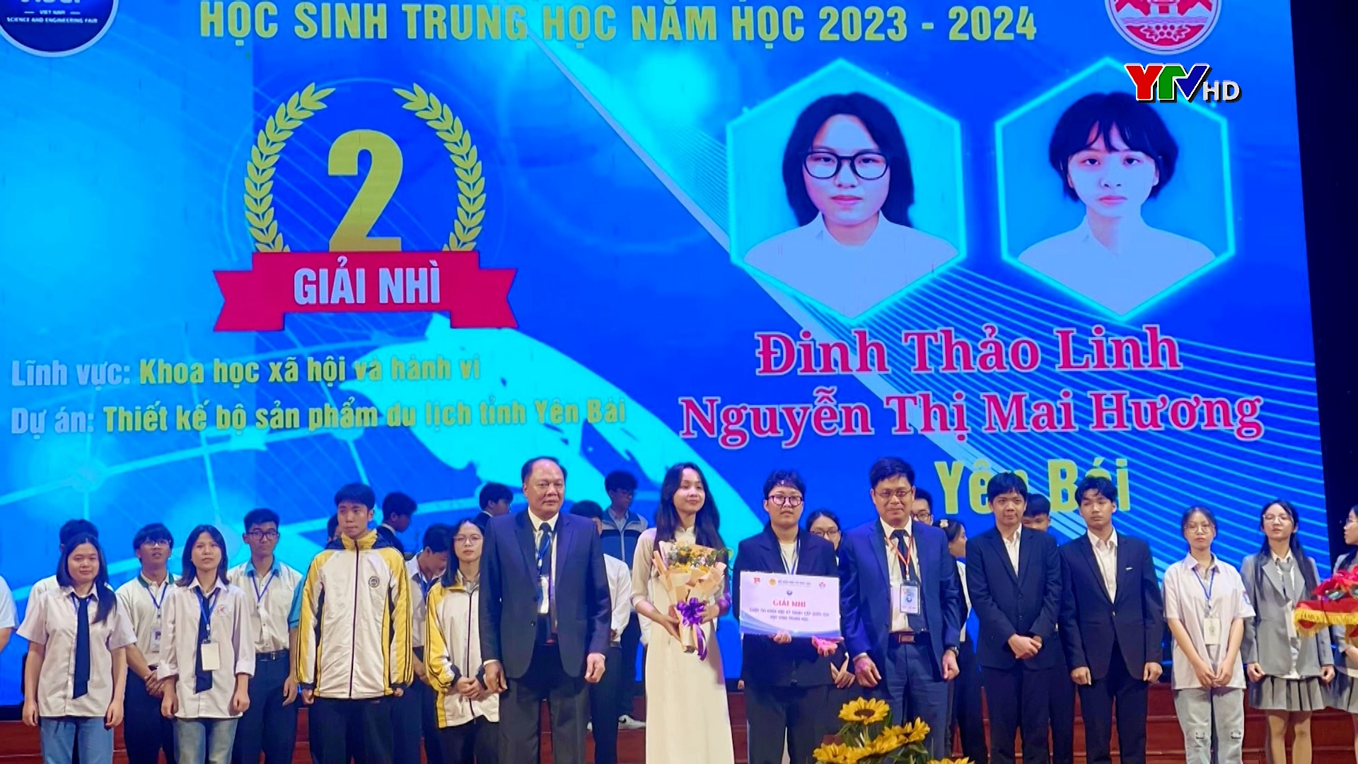 Yên Bái đạt 2 giải Nhì Cuộc thi KHKT cấp Quốc gia học sinh Trung học năm học 2023-2024