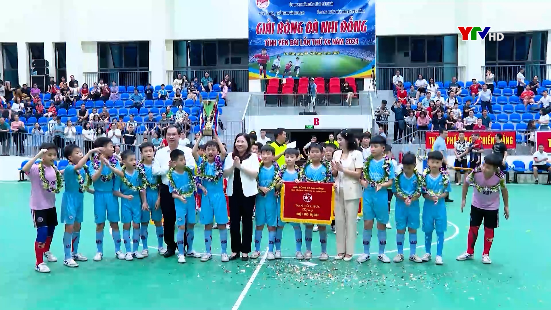 Thành phố Yên Bái 2 vô địch giải Bóng đá nhi đồng tỉnh Yên Bái lần thứ XX, năm 2024