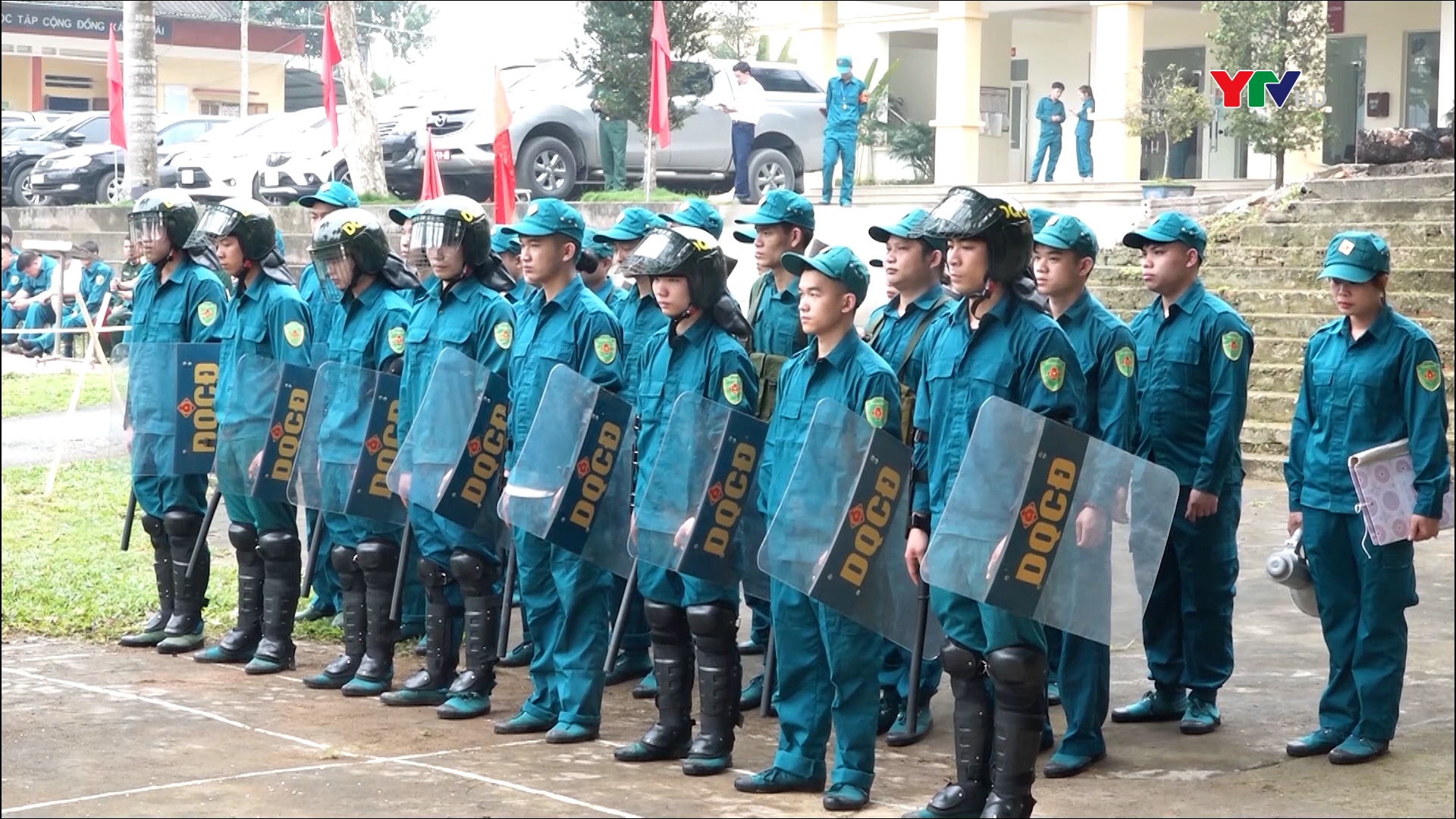 Yên Bình ra quân huấn luyện DQTV năm 2024 tại xã Bảo Ái