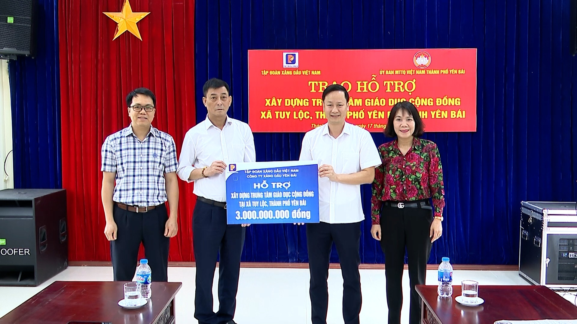 Tập đoàn Xăng dầu Việt Nam hỗ trợ 3 tỷ đồng xây dựng Trung tâm Giáo dục cộng đồng tại xã Tuy Lộc, thành phố Yên Bái