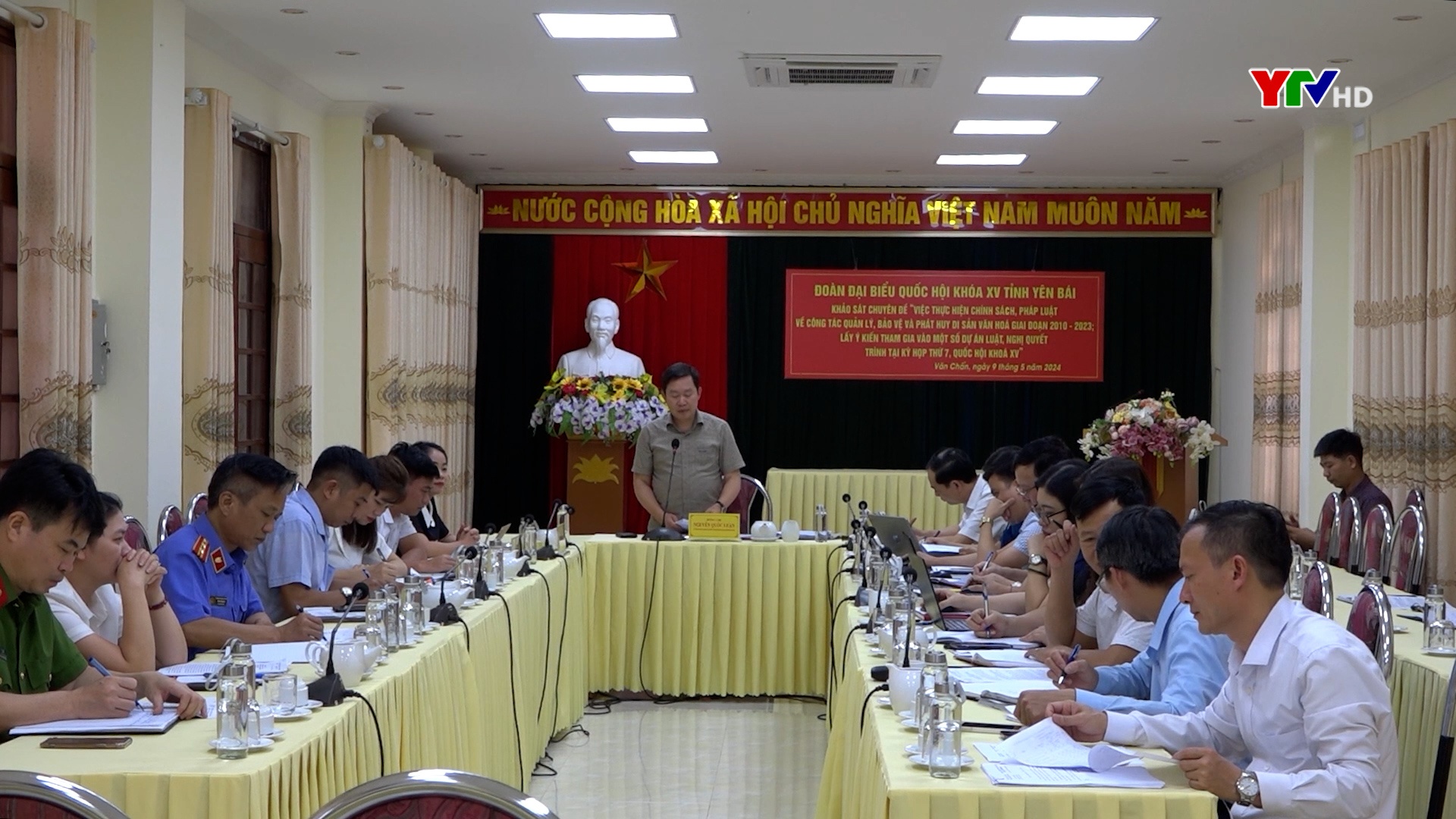 Đoàn ĐBQH tỉnh làm việc tại huyện Văn Chấn