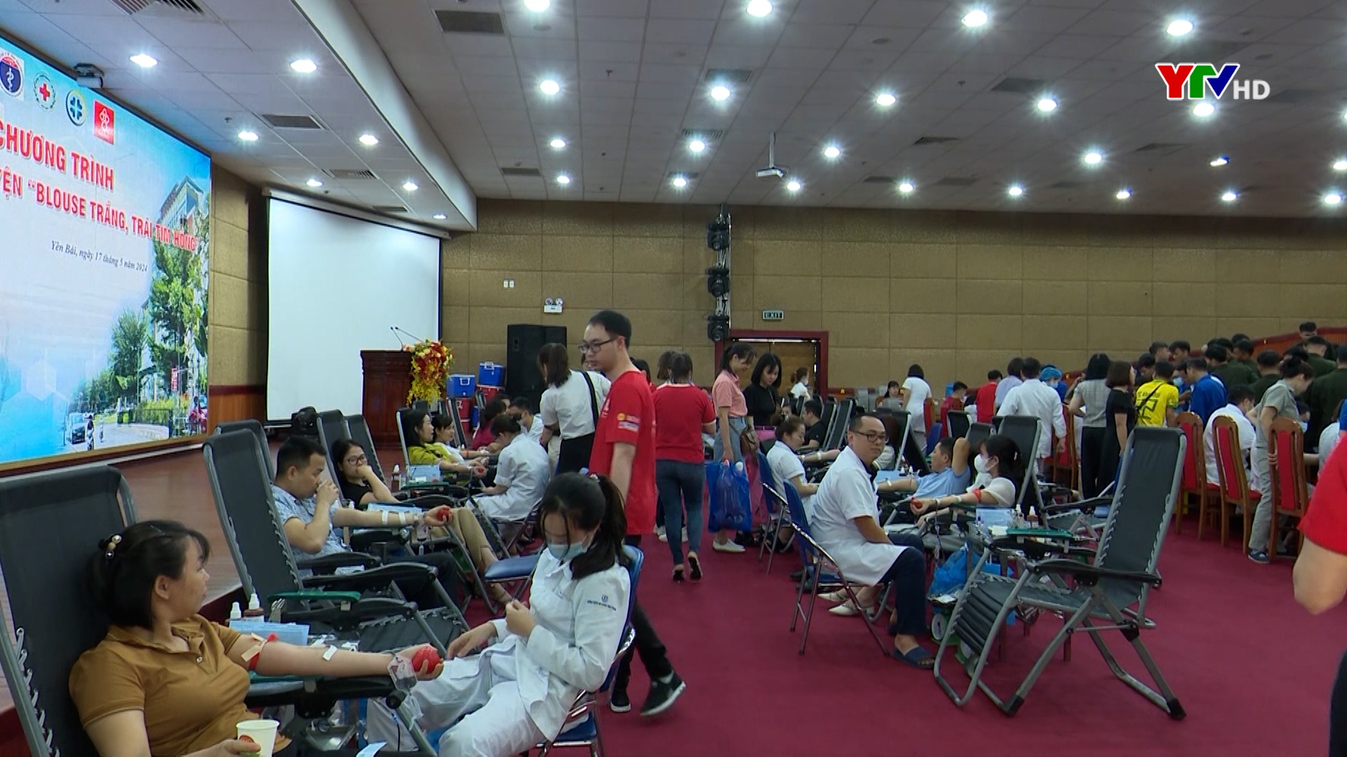 Trên 400 cán bộ, công chức, viên chức ngành Y tế Yên Bái tham gia hiến máu tình nguyện