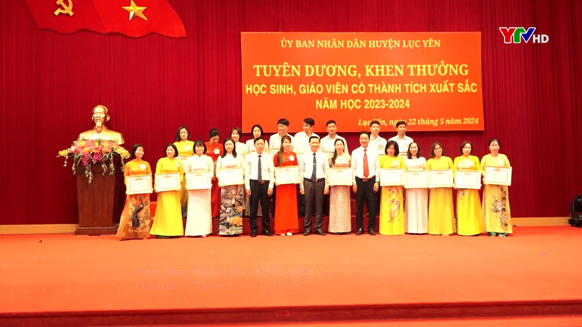 Lục Yên tuyên dương, khen thưởng giáo viên, học sinh có thành tích xuất sắc năm học 2023 - 2024