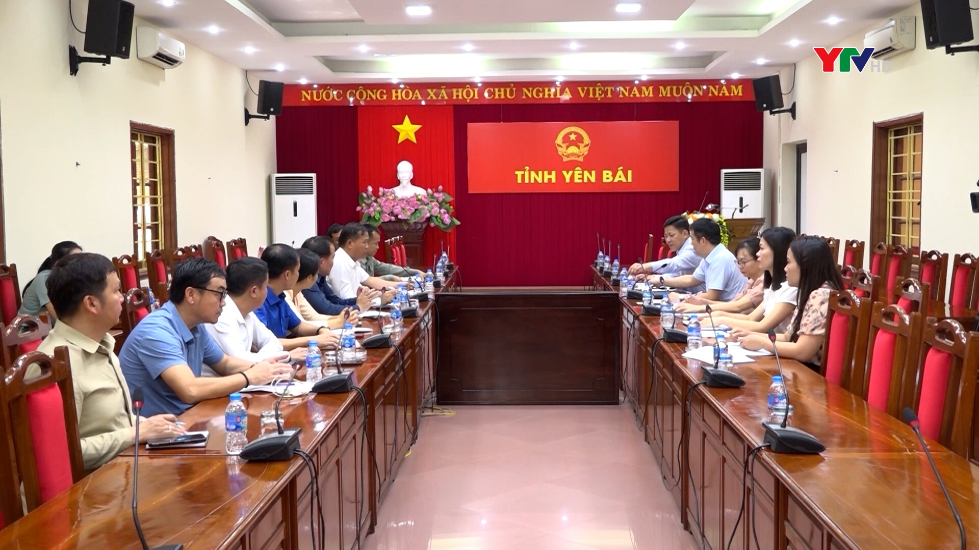 Sở Ngoại vụ tỉnh Luông Nậm Thà (CHDCND Lào) trao đổi kinh nghiệm công tác ngoại vụ tại tỉnh Yên Bái