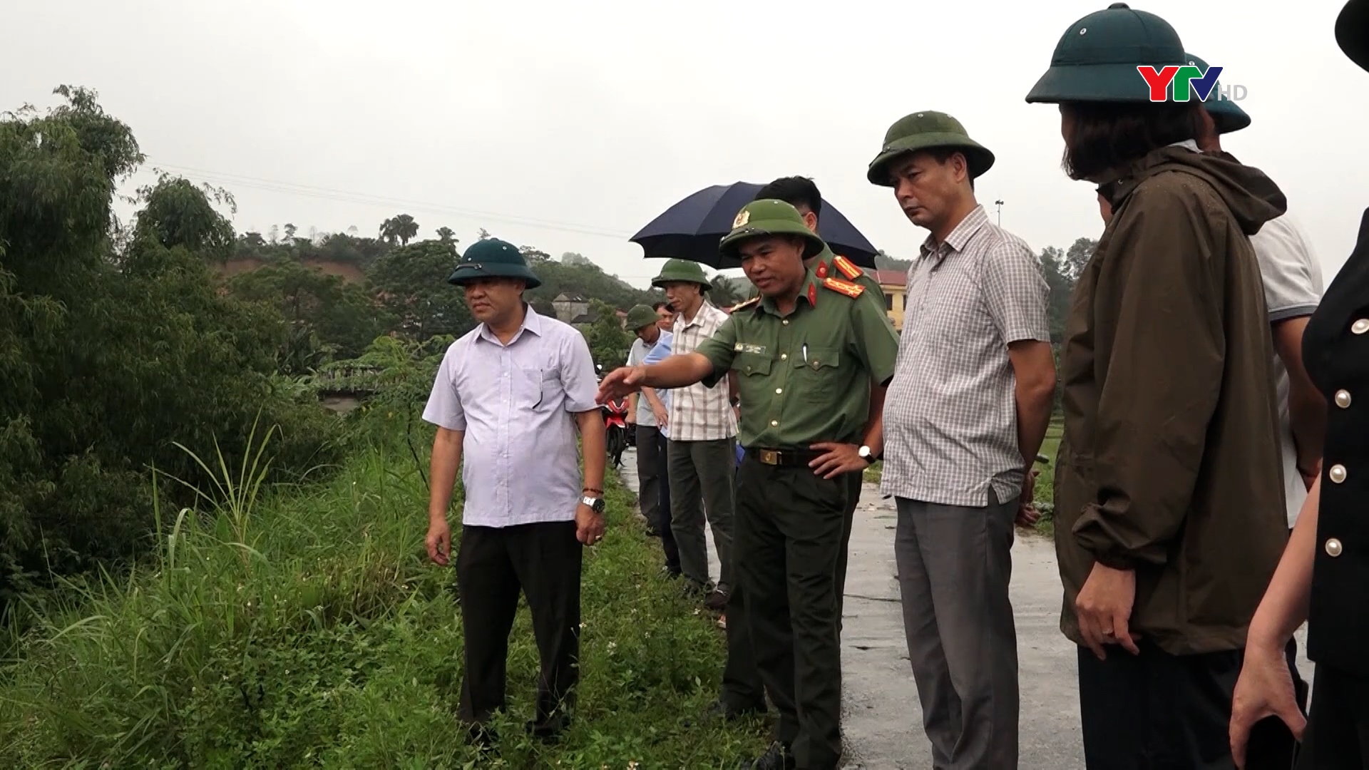 Đoàn công tác của tỉnh kiểm tra công tác phòng chống thiên tai tại huyện Trấn Yên