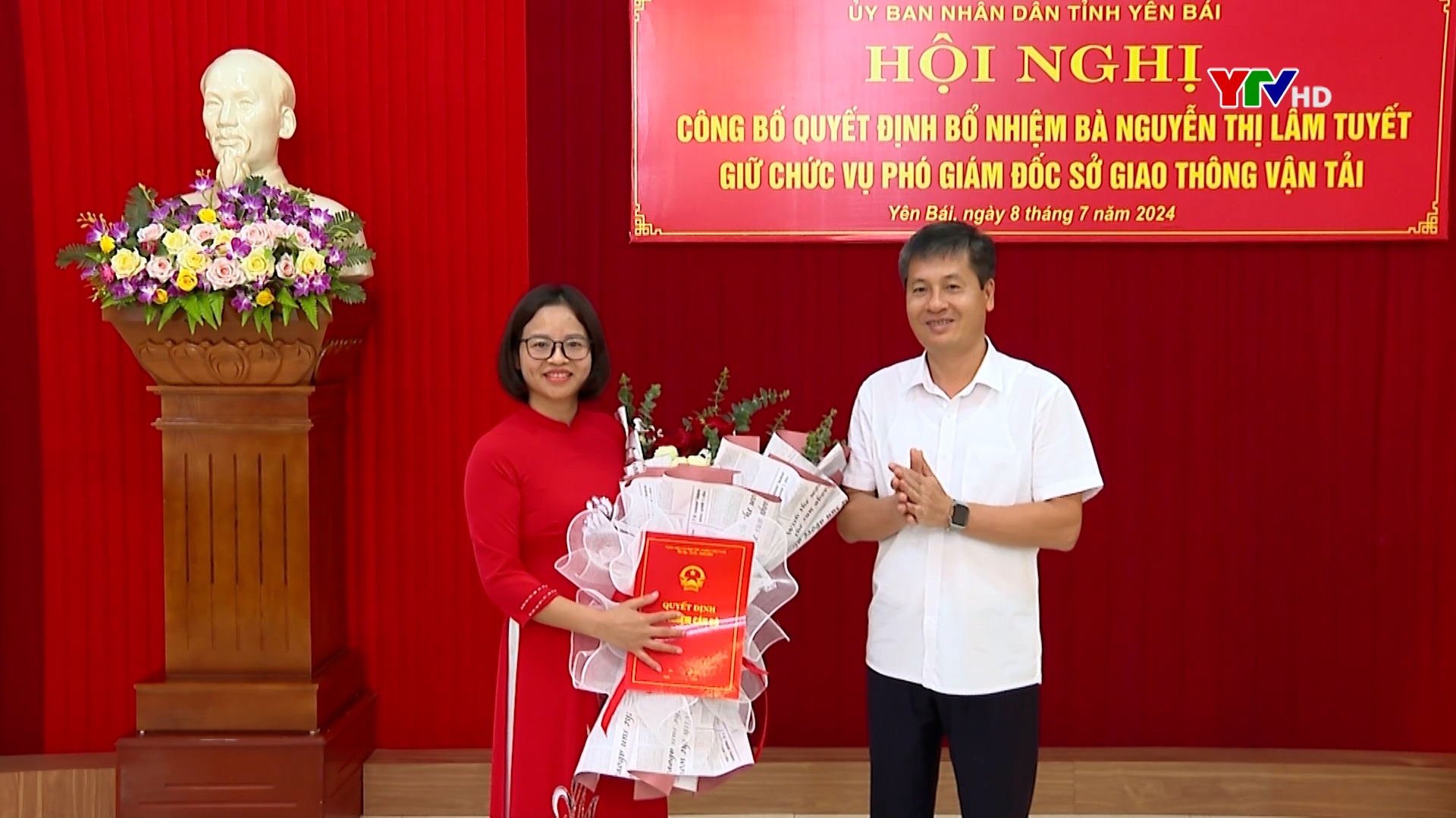 Sở Giao thông Vận tải tỉnh Yên Bái công bố Quyết định bổ nhiệm Phó Giám đốc