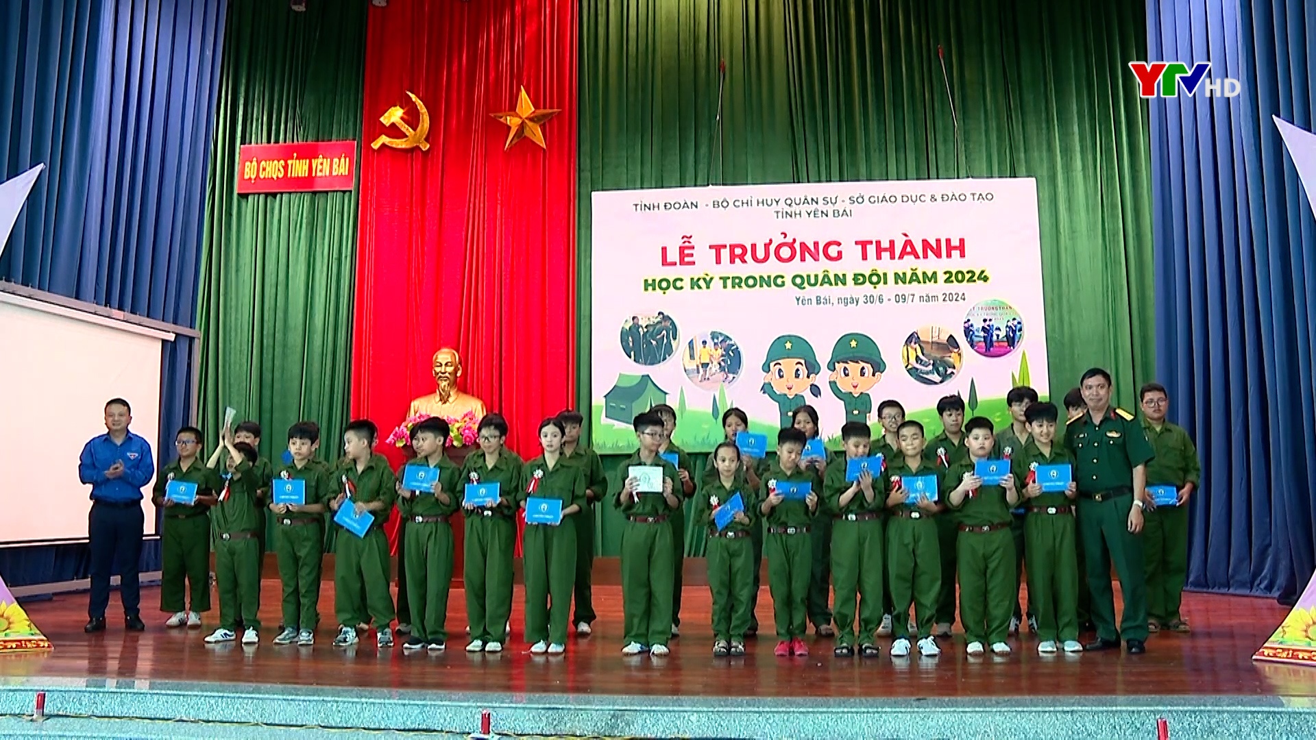 97 chiến sĩ "nhí" hoàn thành chương trình “Học kỳ trong quân đội” đợt 2 năm 2024