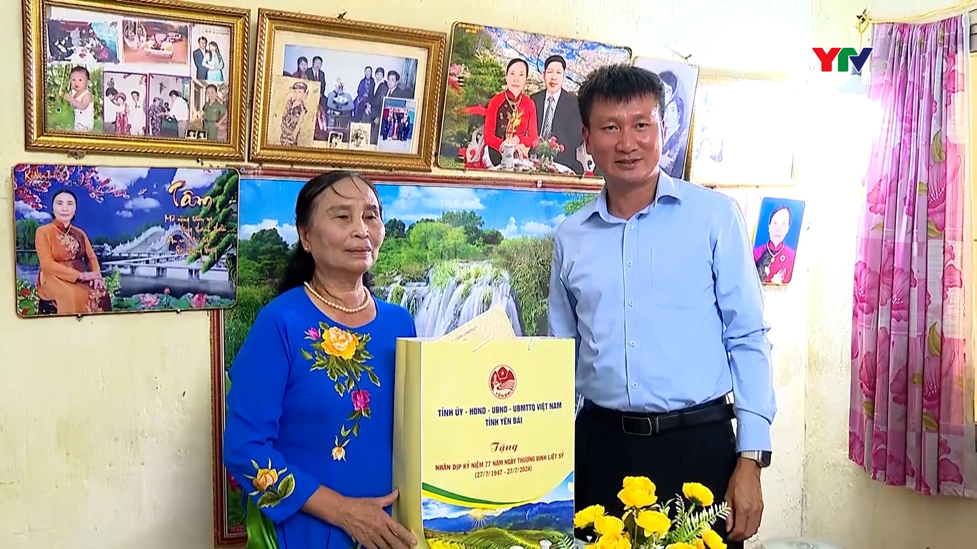 Đồng chí Chủ tịch UBND tỉnh Trần Huy Tuấn thăm, tặng quà người có công với cách mạng trên địa bàn thành phố Yên Bái