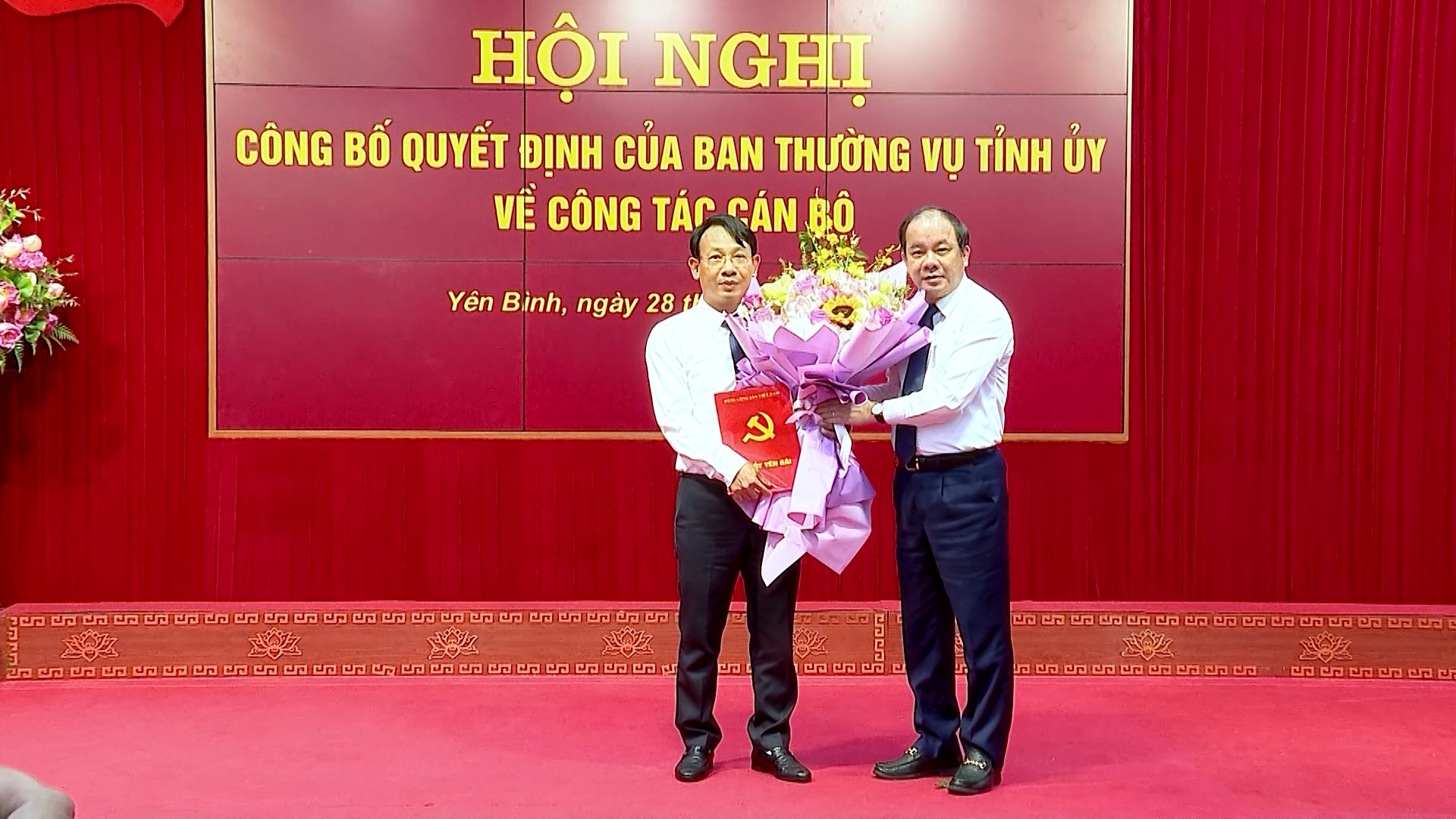 Phó Bí thư Thành uỷ Yên Bái Đỗ Văn Nghị giữ chức Bí thư Huyện uỷ Yên Bình