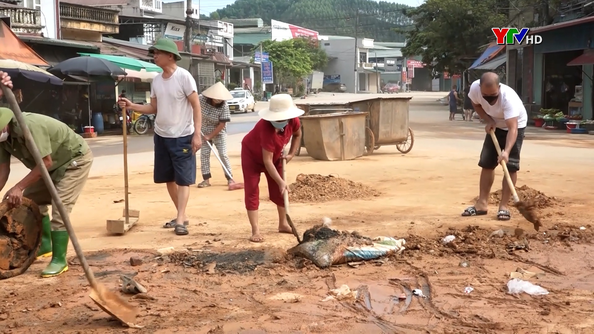 Yên Bình tập trung khắc phục thiệt hại sau bão lũ