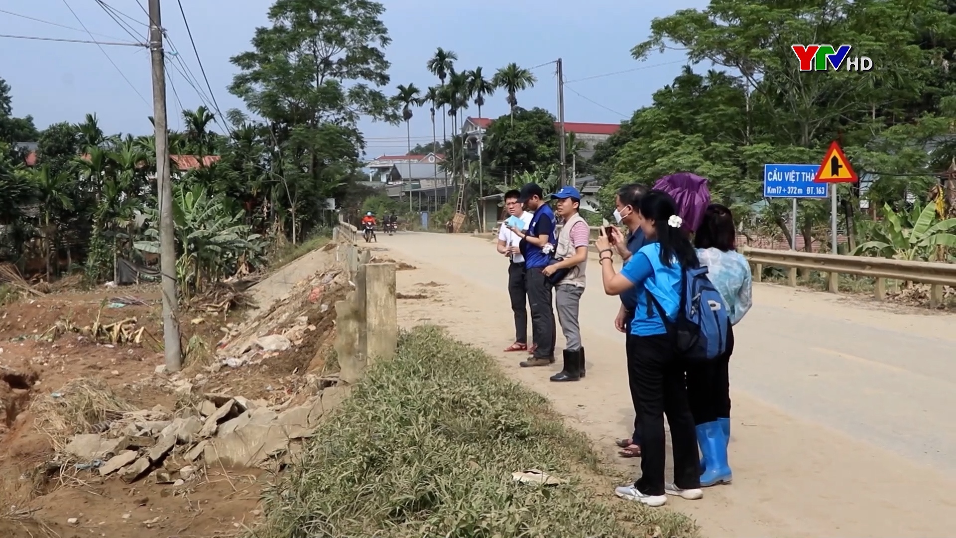 Cục Quản lý Đê điều và phòng chống thiên tai làm việc tại huyện Trấn Yên