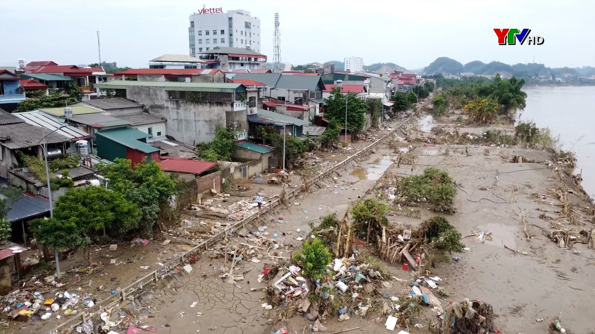 Thành phố Yên Bái đẩy nhanh tiến độ khắc phục hậu quả bão lũ