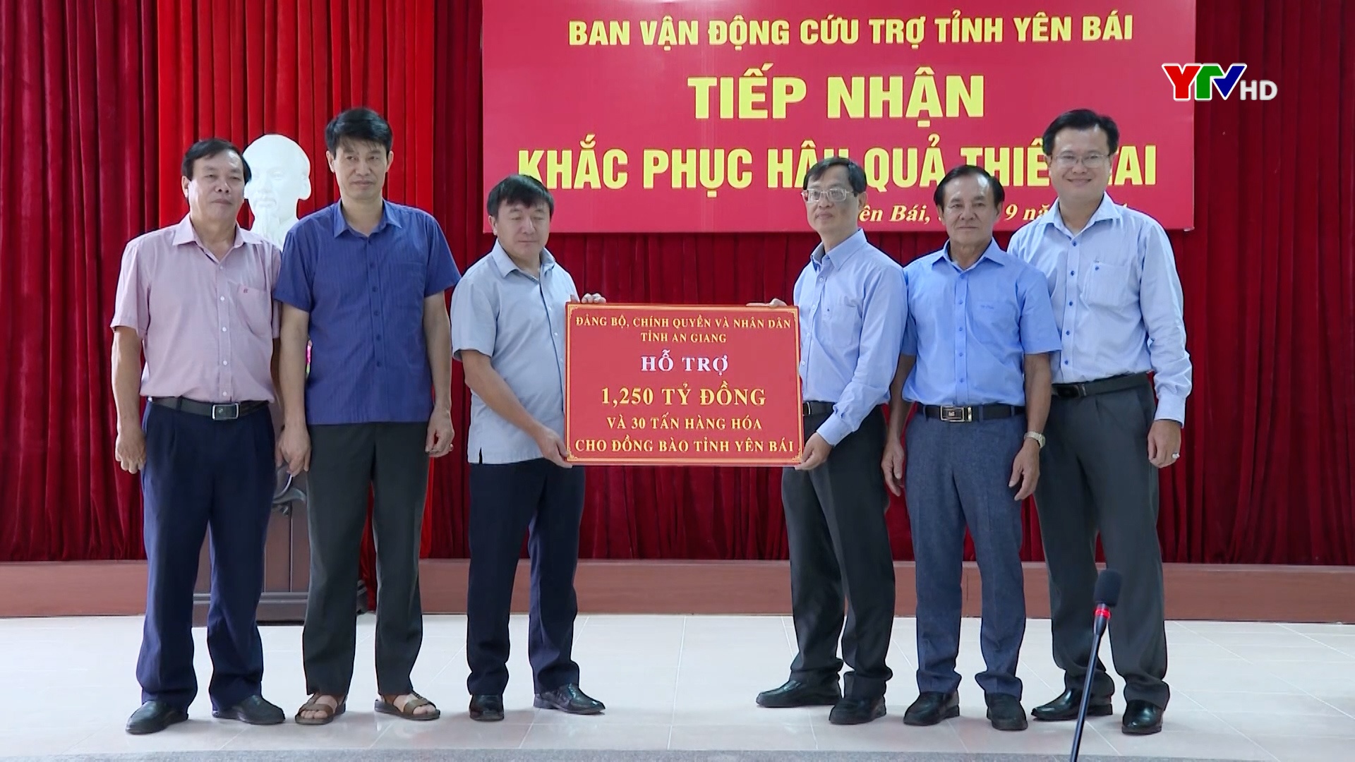 Tỉnh An Giang hỗ trợ trên 1,2 tỷ đồng giúp nhân dân Yên Bái khắc phục hậu quả thiên tai