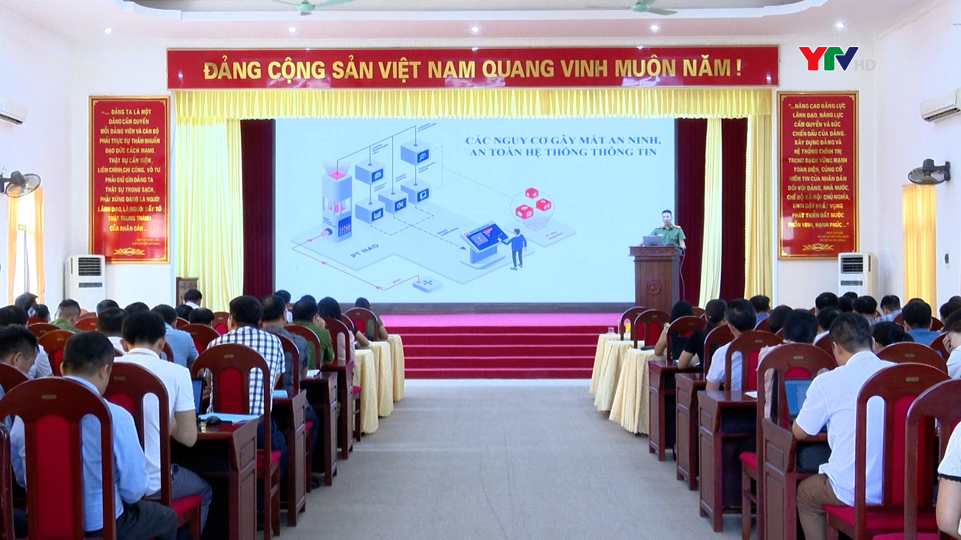 Thị xã Nghĩa Lộ tập huấn bảo đảm an toàn an ninh mạng và bảo vệ bí mật nhà nước trên không gian mạng