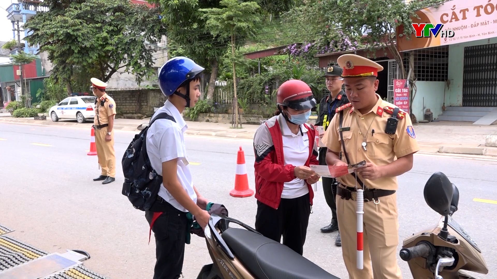 Yên Bái tập trung xử lý học sinh vi phạm trật tự ATGT