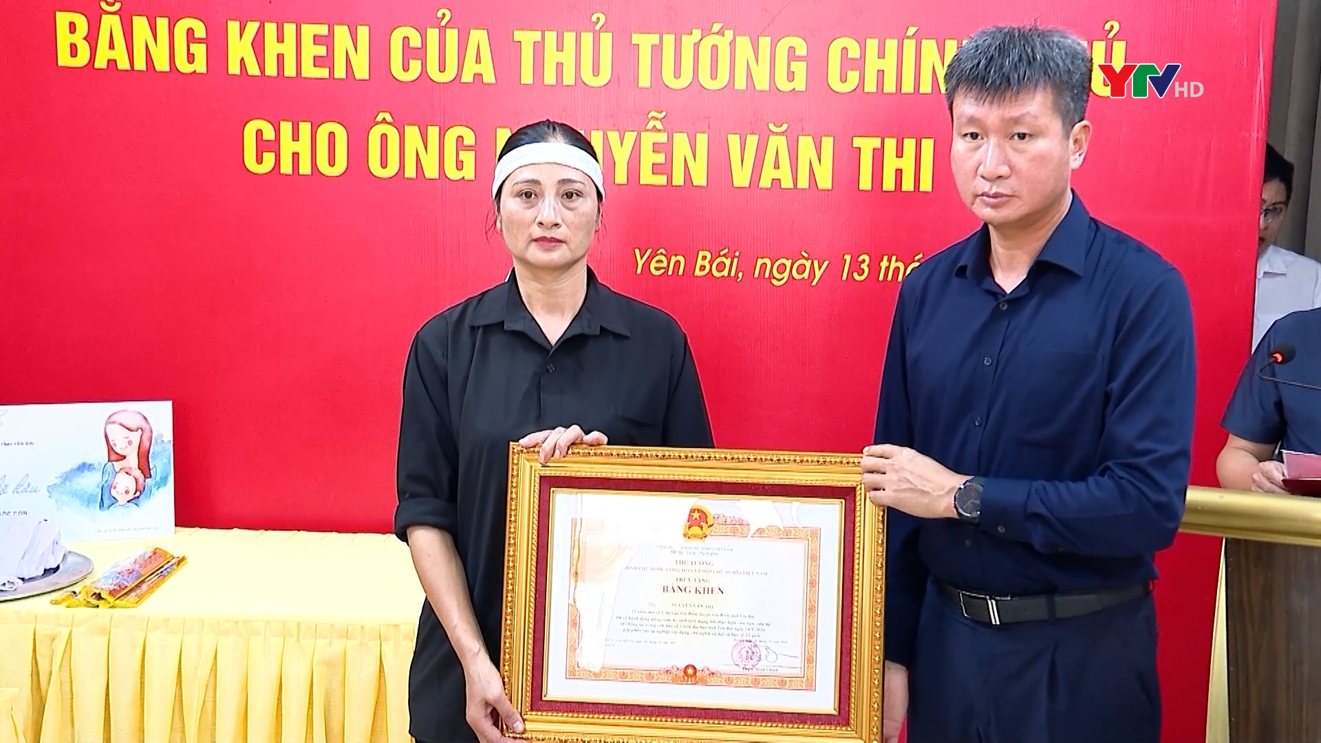 Lễ truy tặng bằng khen của Thủ tướng Chính phủ cho ông Nguyễn Văn Thi