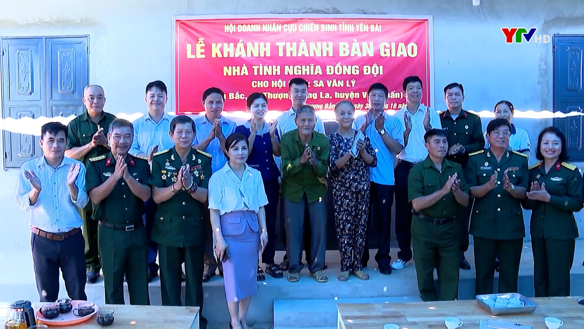 Hội Doanh nhân Cựu chiến binh tỉnh Yên Bái  trao hỗ trợ xây dựng nhà tình nghĩa tại huyện Văn Chấn