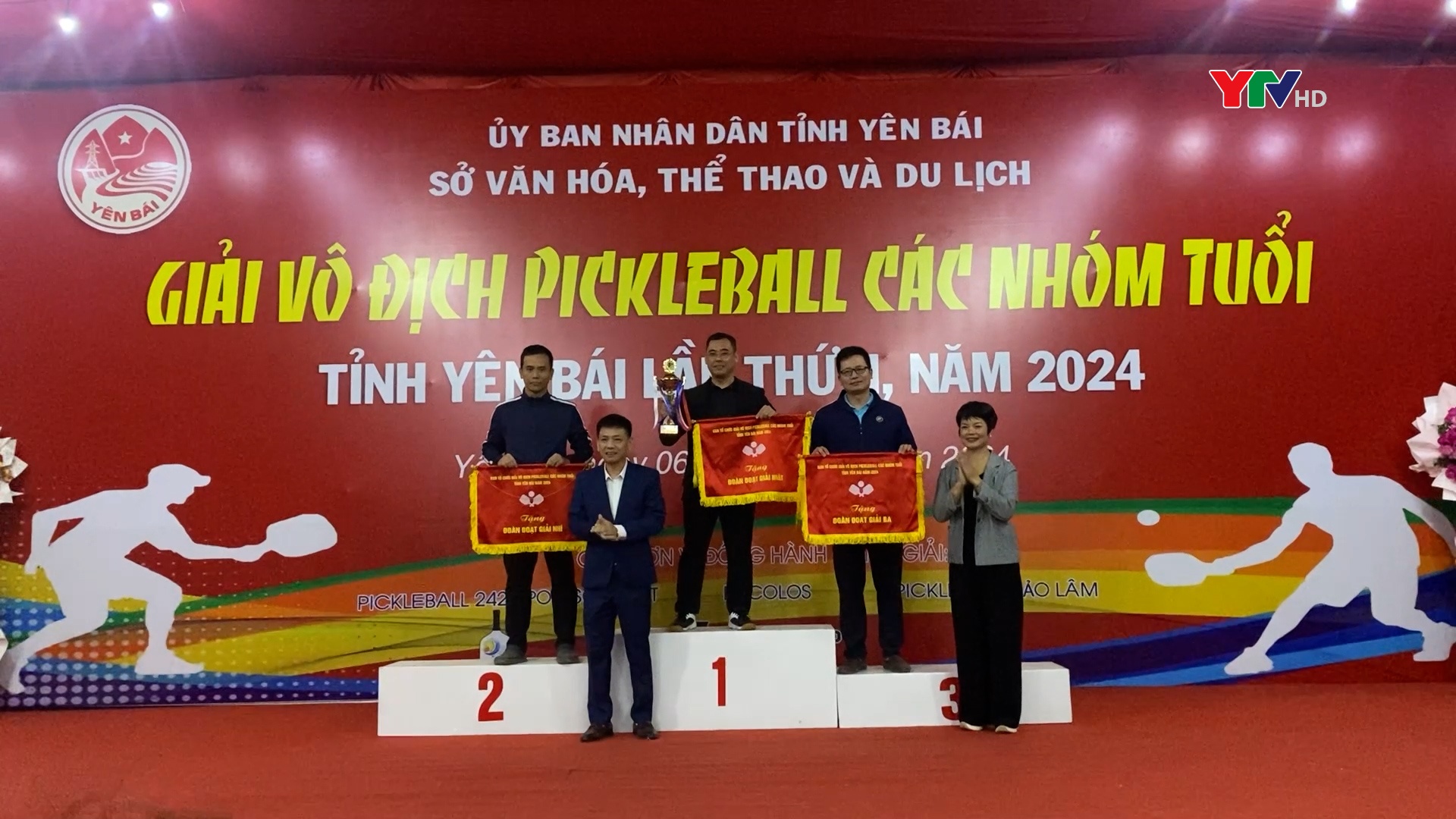 Câu lạc bộ Star Yên Bái nhất toàn đoàn Giải vô địch Pickleball các nhóm tuổi tỉnh Yên Bái năm 2024