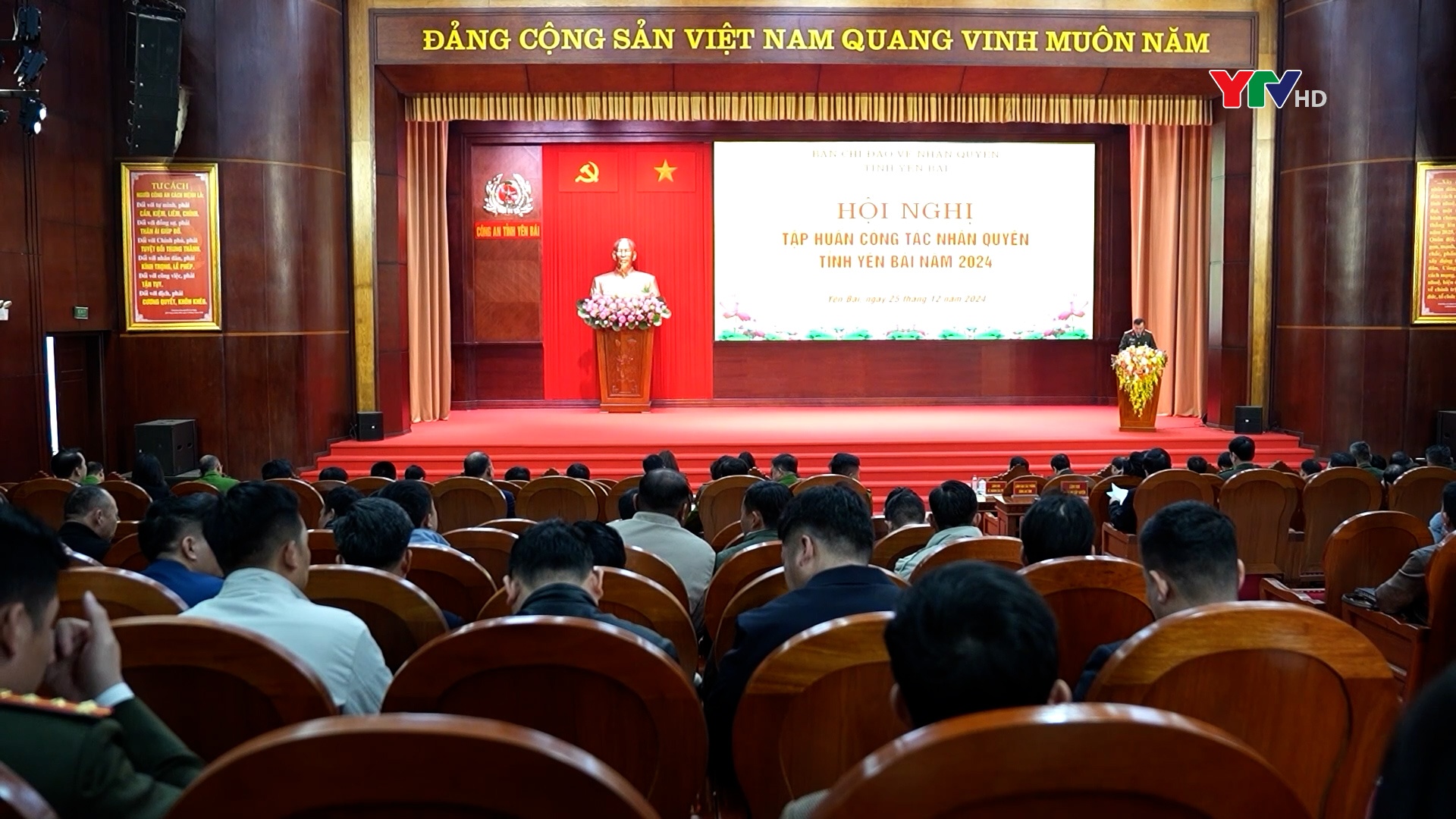 Hội nghị tập huấn cho đội ngũ lãnh đạo, cán bộ làm công tác nhân quyền trên địa bàn tỉnh