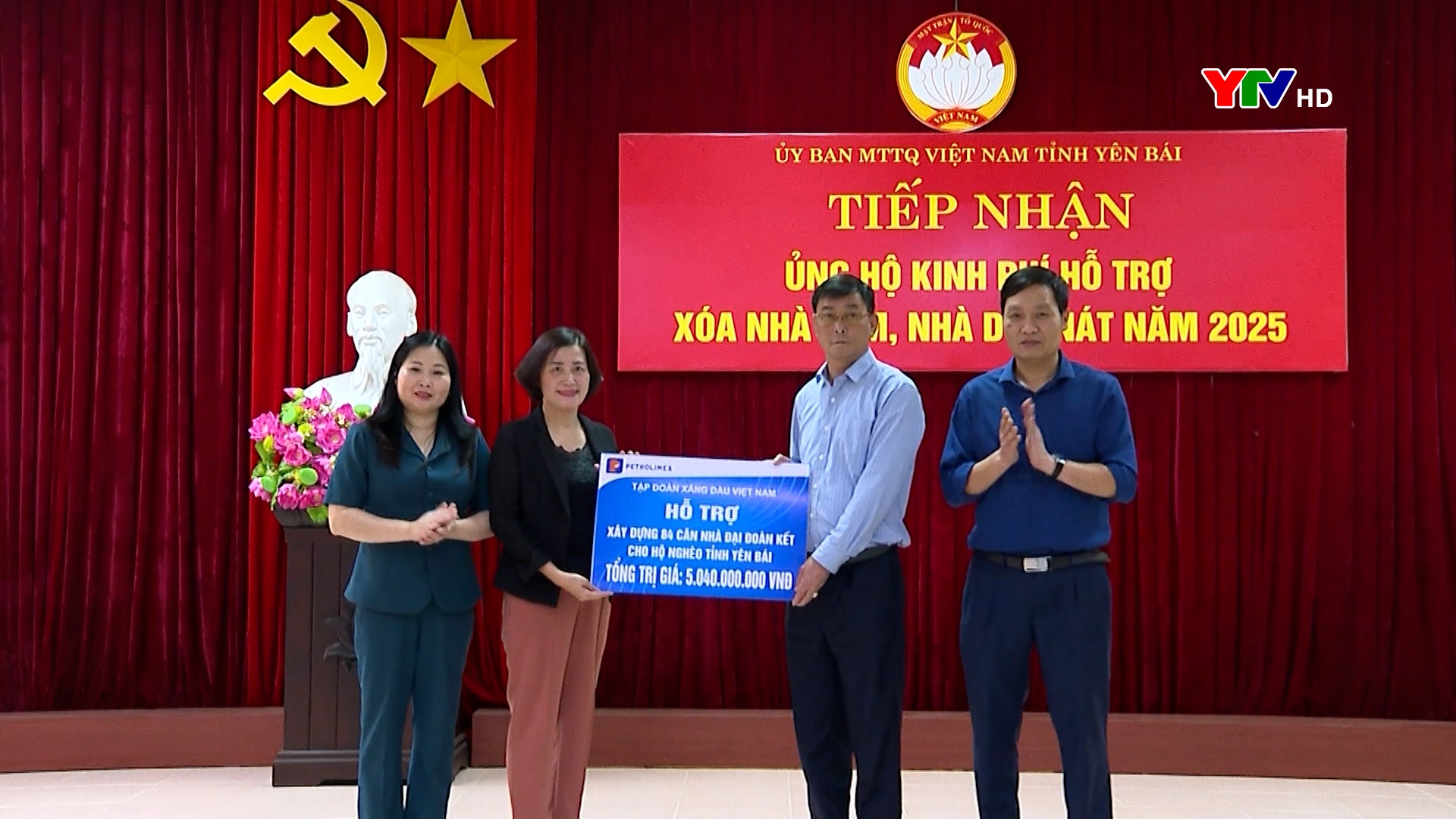 Tập đoàn Xăng dầu Việt Nam hỗ trợ trên 5 tỷ đồng giúp tỉnh Yên Bái xóa nhà tạm, nhà dột nát