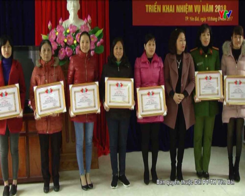 Hội Phụ nữ thành phố Yên Bái triển khai nhiệm vụ năm 2018