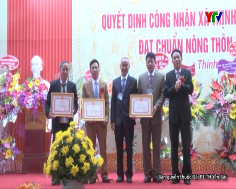 Xã Thịnh Hưng - Huyện Yên Bình đạt chuẩn nông thôn mới