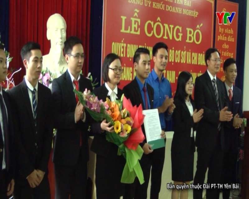 Thành lập Chi bộ cơ sở và Chi đoàn Ngân hàng HTX Việt Nam - Chi nhánh Yên Bái