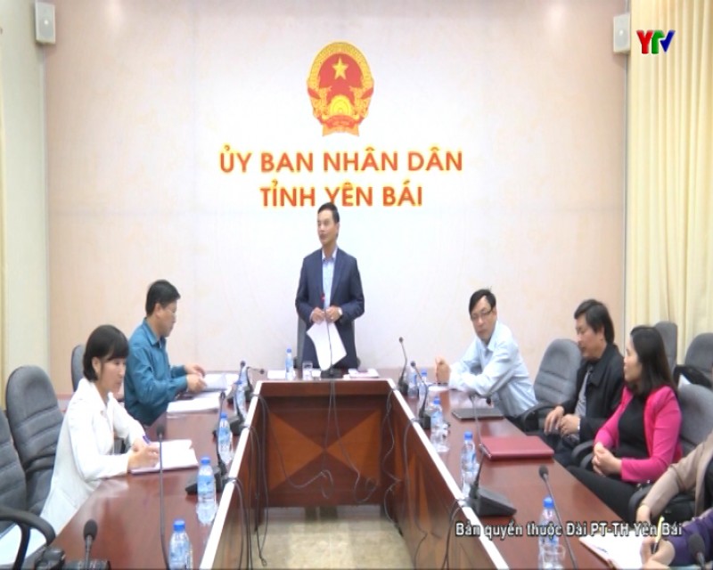 Hội nghị báo cáo kết quả chấm vòng sơ khảo Cuộc thi sáng tác biểu trưng (logo) tỉnh Yên Bái