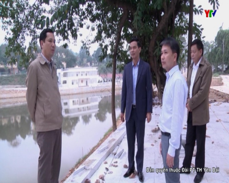 Đồng chí Dương Văn Tiến – PCT UBND tỉnh kiểm tra công tác chỉnh trang đô thị