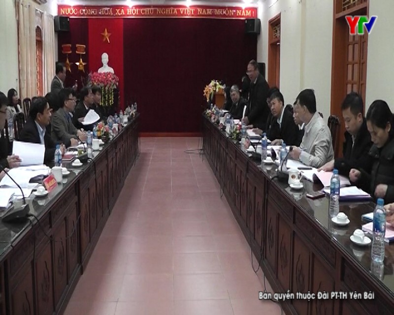 Đoàn giám sát của Ủy ban Tài chính - Ngân sách Quốc hội làm việc tại huyện Văn Yên