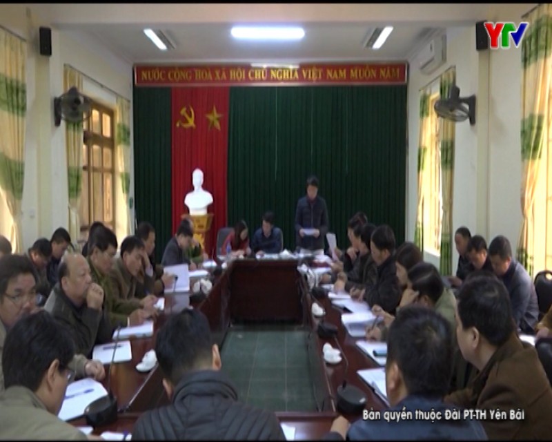 UBND huyện Trạm Tấu triển khai nhiệm vụ Tết Nguyên đán Kỷ Hợi 2019
