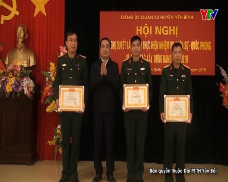 Đảng ủy Quân sự huyện Yên Bình ra Nghị quyết lãnh đạo nhiệm vụ QS-QP năm 2019