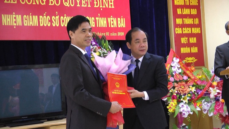 Bí thư Đảng ủy Khối Doanh nghiệp tỉnh Vũ Vinh Quang được bổ nhiệm Giám đốc Sở Công thương