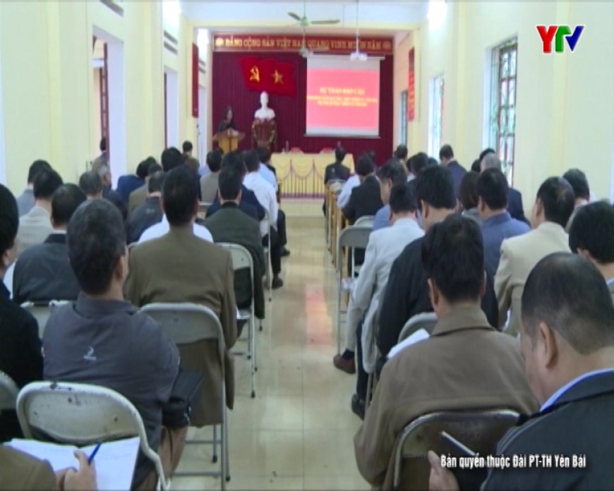 Hội nghị Ban Chấp hành Đảng bộ huyện Lục Yên lần thứ 20 (mở rộng)