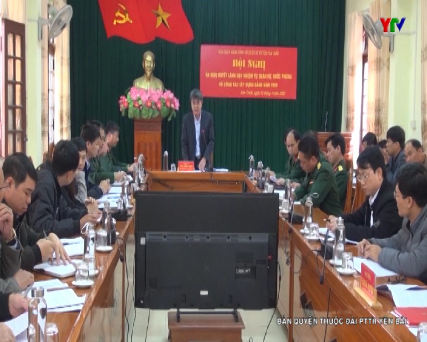 Đảng ủy quân sự huyện Văn Chấn ra Nghị quyết lãnh đạo nhiệm vụ quân sự, quốc phòng
