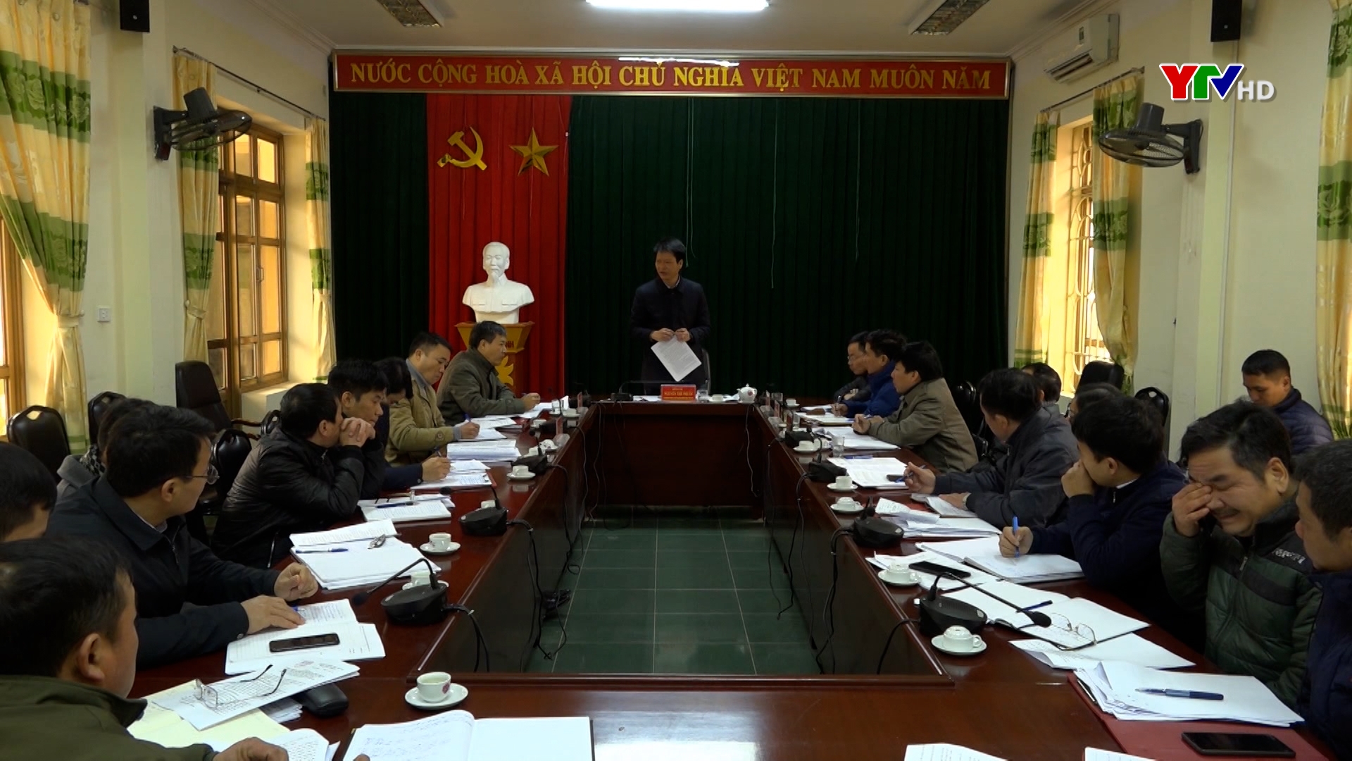 Đồng chí Phó Chủ tịch Thường trực UBND tỉnh Nguyễn Thế Phước kiểm tra công tác phòng chống rét tại huyện Trạm Tấu