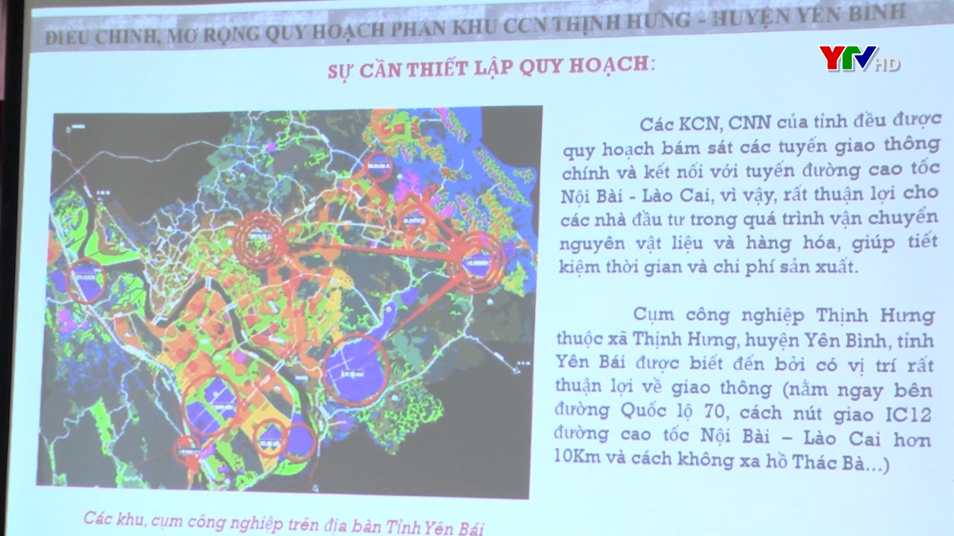 Huyện Yên Bình công bố Đồ án điều chỉnh, mở rộng quy hoạch phân khu cụm công nghiệp Thịnh Hưng