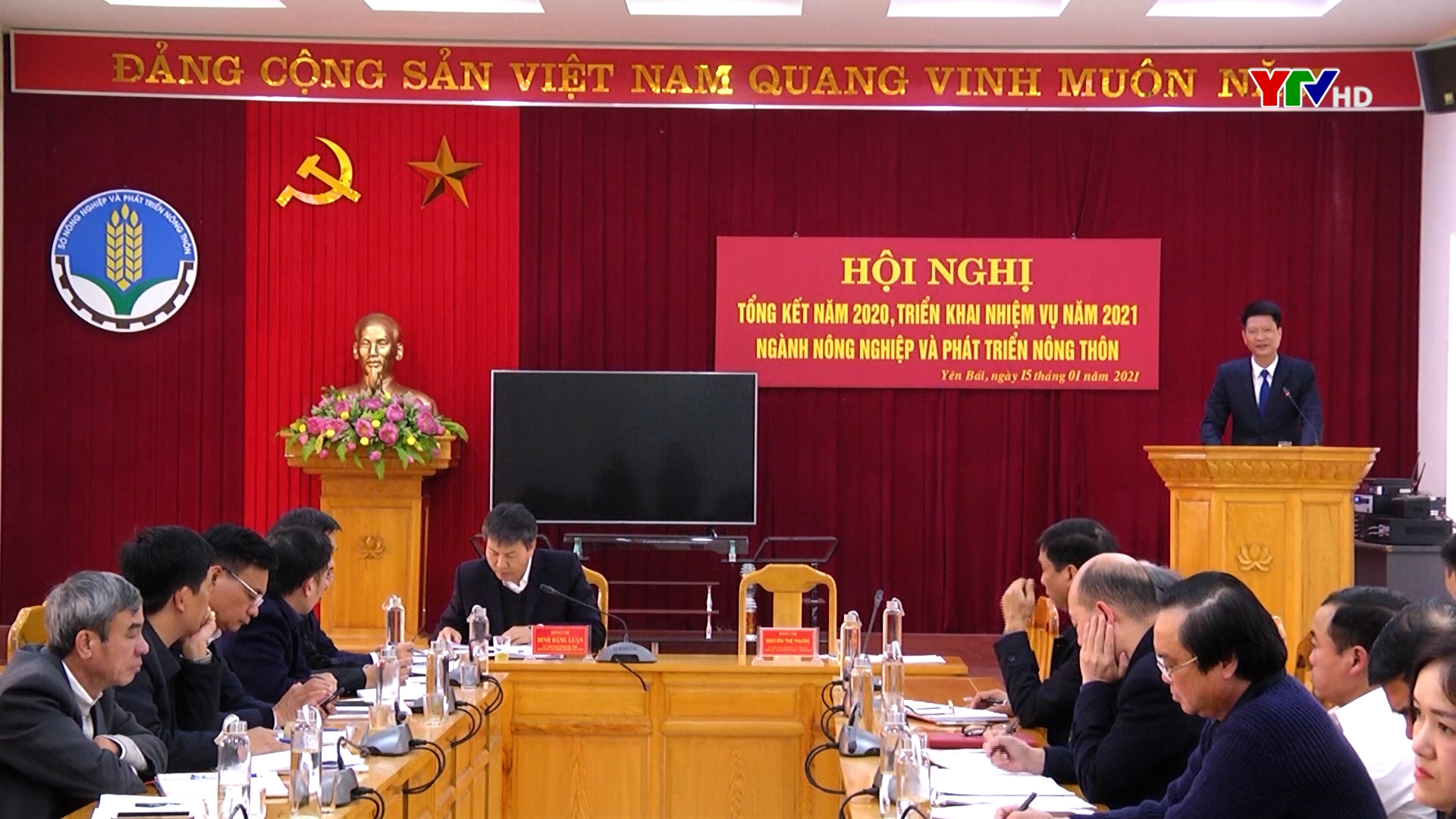 Đồng chí PCT Thường trực UBND tỉnh Nguyễn Thế Phước dự Hội nghị triển khai nhiệm vụ năm 2021 của ngành Nông nghiệp