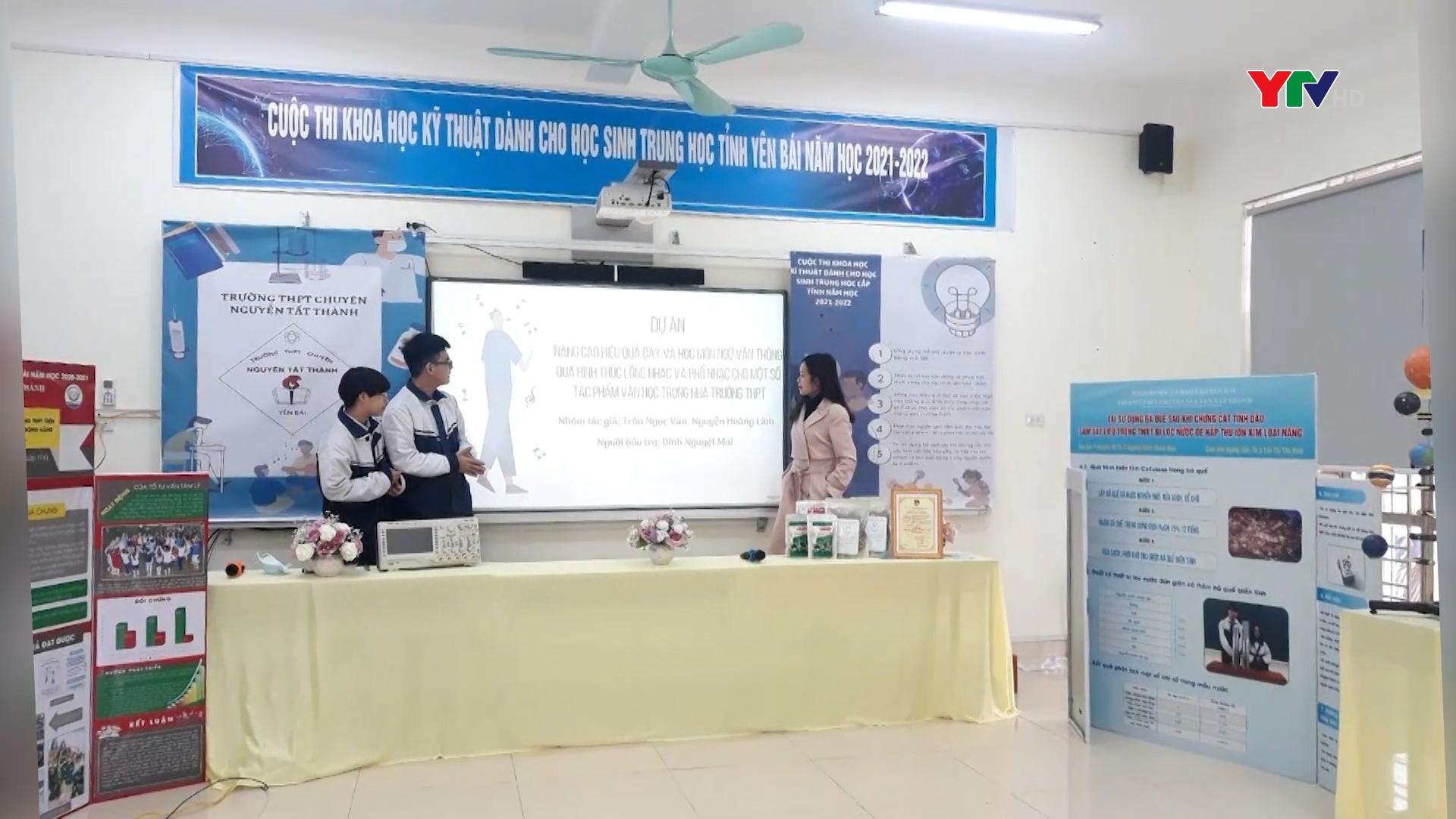 Trường THPT Chuyên Nguyễn Tất Thành đạt giải cao trong Cuộc thi KHKT cấp tỉnh, năm học 2021-2022