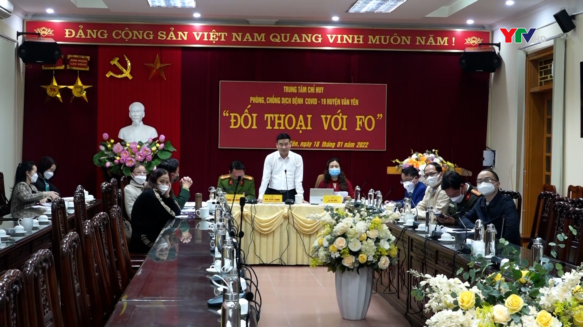 Huyện Văn Yên tổ chức “Đối thoại với F0” đang điều trị, cách ly y tế tại nhà