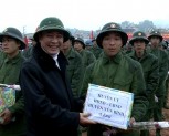 Yên Bình tổ chức lễ giao nhận quân đợt 1 năm 2012