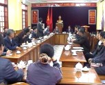 Đoàn công tác huyện Lạc Sơn tỉnh Hòa Bình tham quan một số mô hình ở Trấn Yên