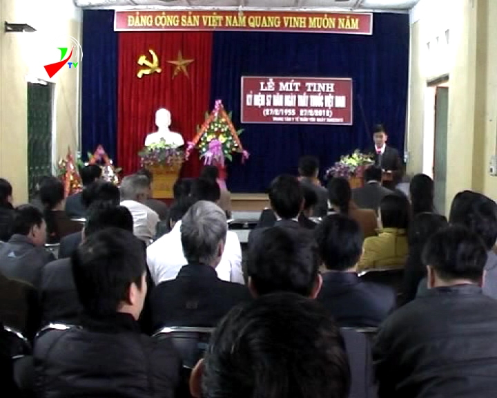 Trung tâm y tế huyện Trấn Yên tổ chức kỷ niệm ngày thầy thuốc VN.