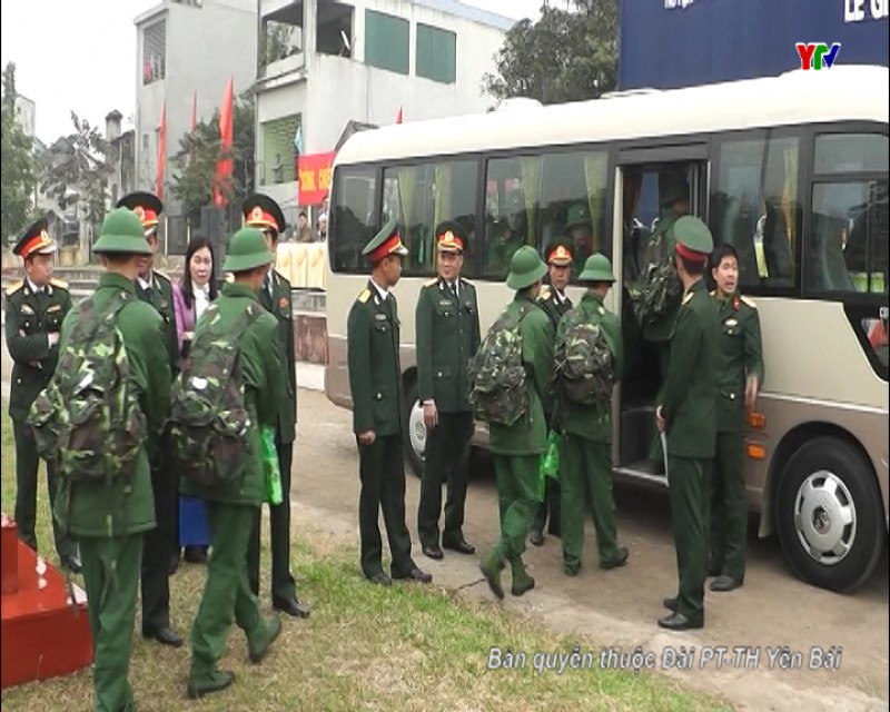 Huyện Văn Yên hoàn thành công tác giao nhận quân