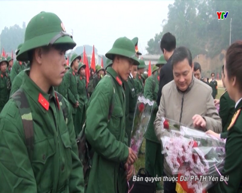 Huyện Trấn Yên tổ chức ngày hội giao nhận quân