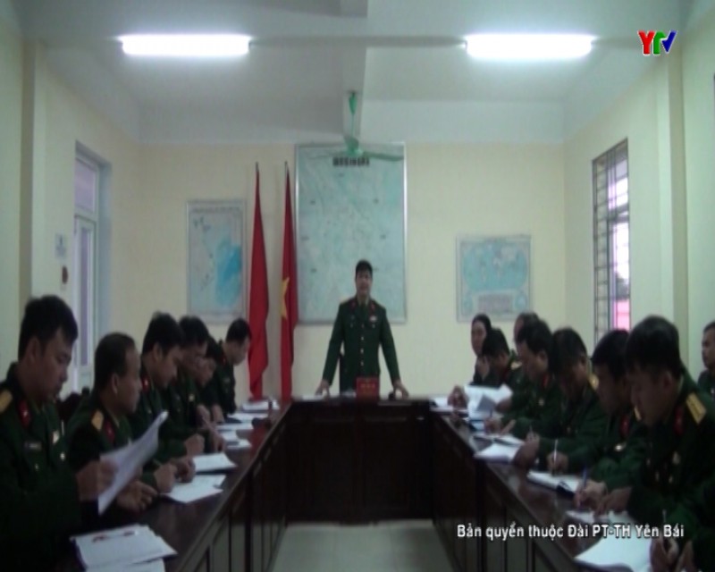 Bộ CHQS tỉnh kiểm tra công tác sẵn sàng chiến đấu tại huyện Văn Yên
