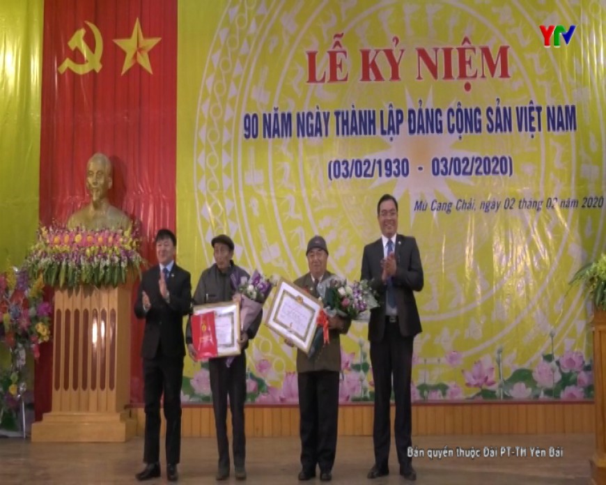 Huyện Mù Cang Chải kỷ niệm 90 năm Ngày thành lập Đảng Cộng sản Việt Nam