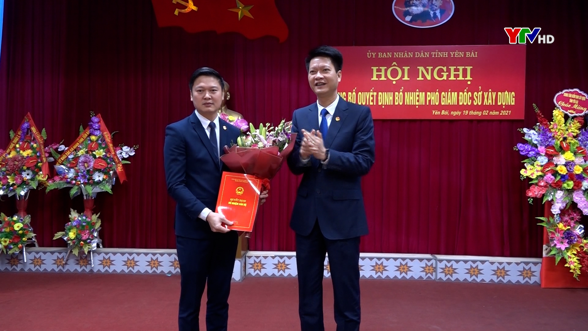 Đồng chí Trần Việt Quý được bổ nhiệm giữ chức Phó Giám đốc Sở Xây dựng Yên Bái