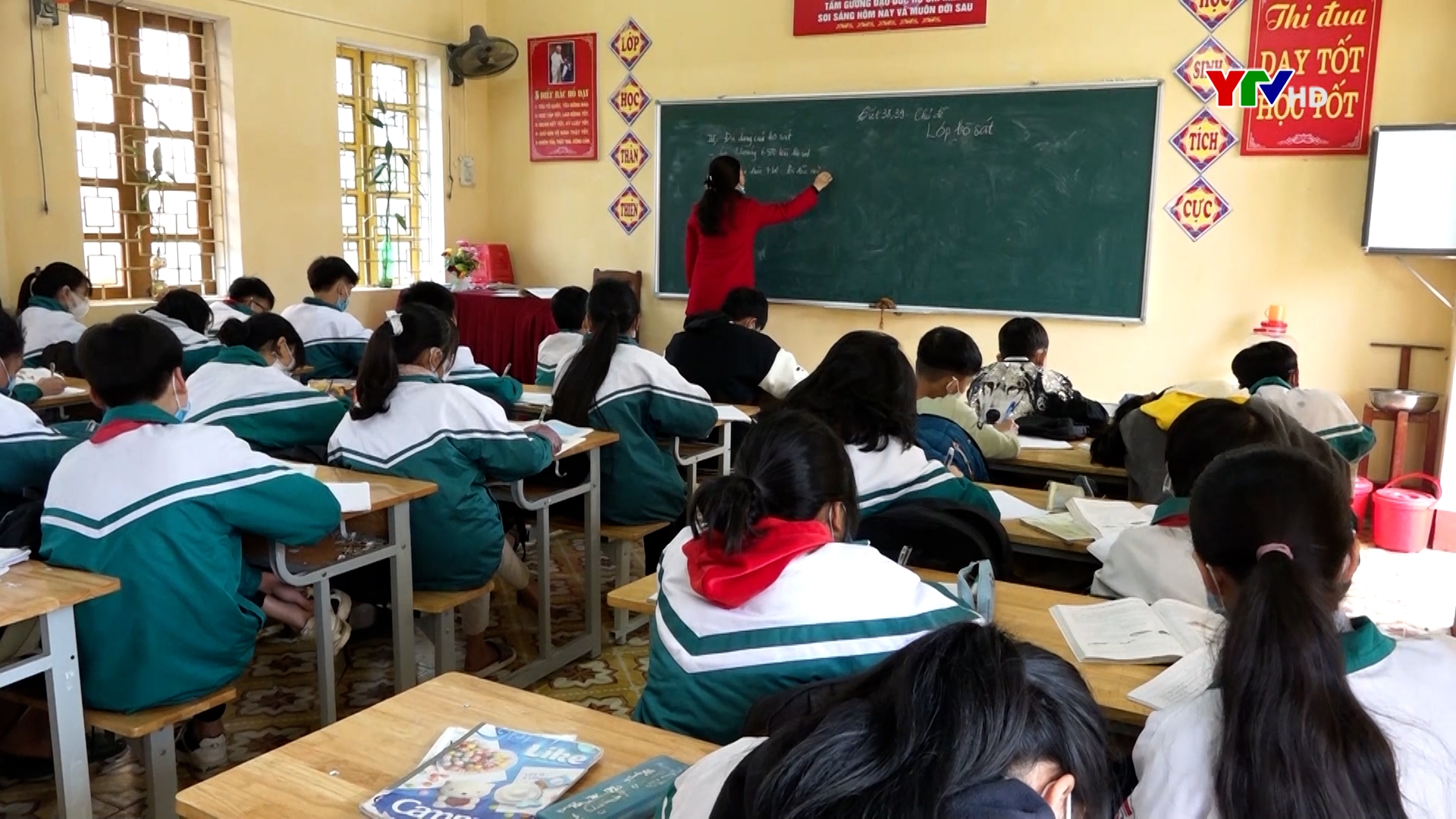 Các trường học huyện Trấn Yên thích ứng linh hoạt với tình hình dịch bệnh COVID - 19