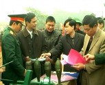 Huyện Yên Bình và Văn Chấn ra quân huấn luyện DQTV năm 2012